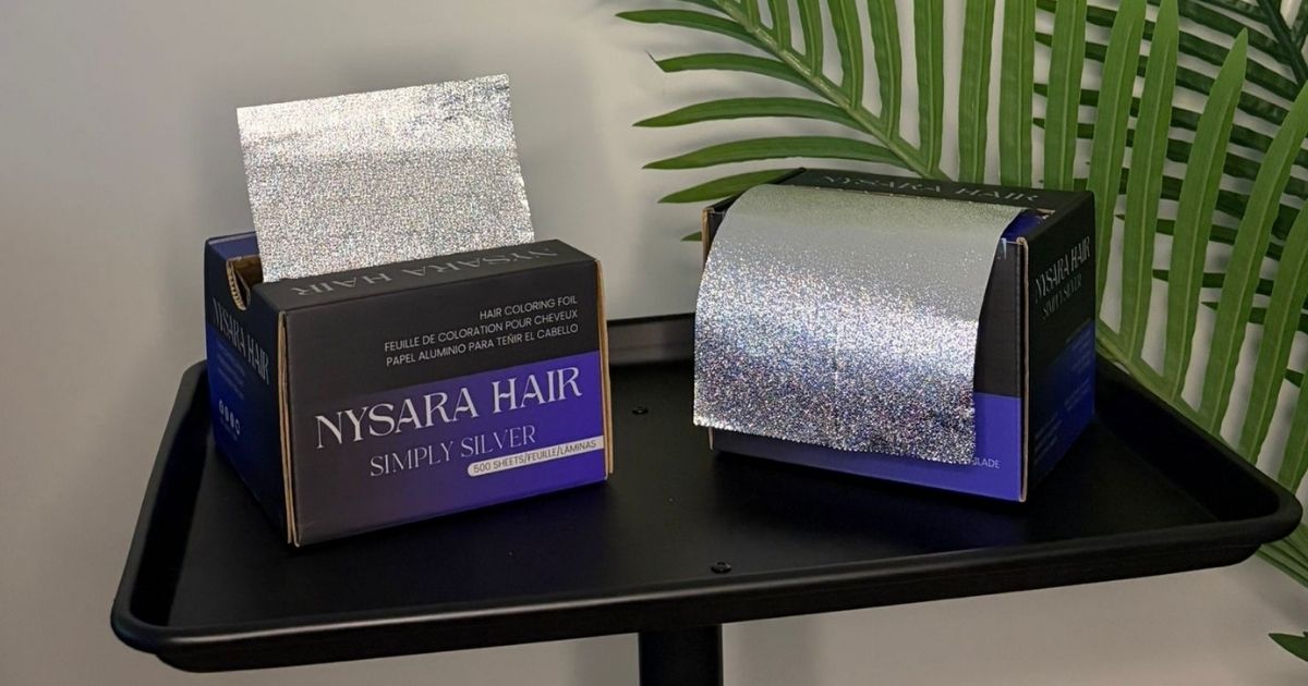 Pop-up hair foils vs roll foils comparison for professional salon use - Nysara Hair Canada