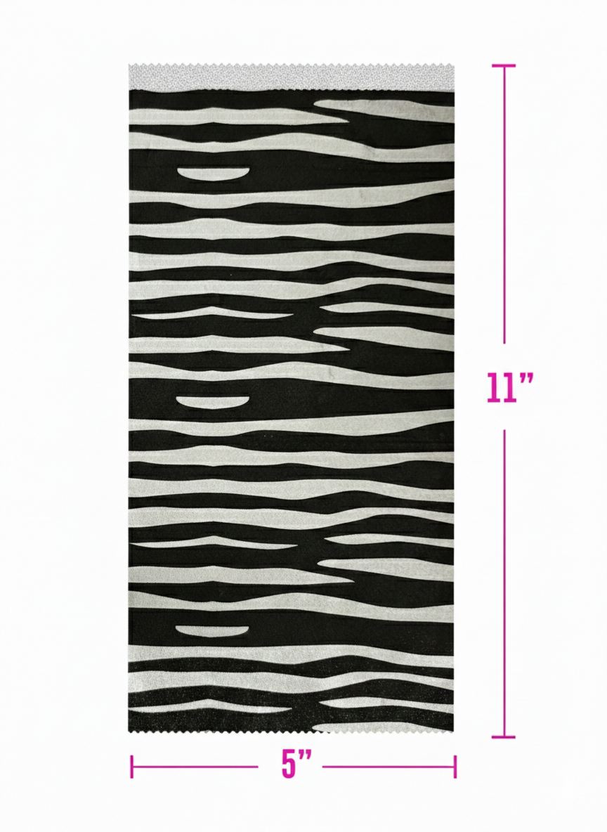 Zebra Luxe - Pop-Up Embossed Foil