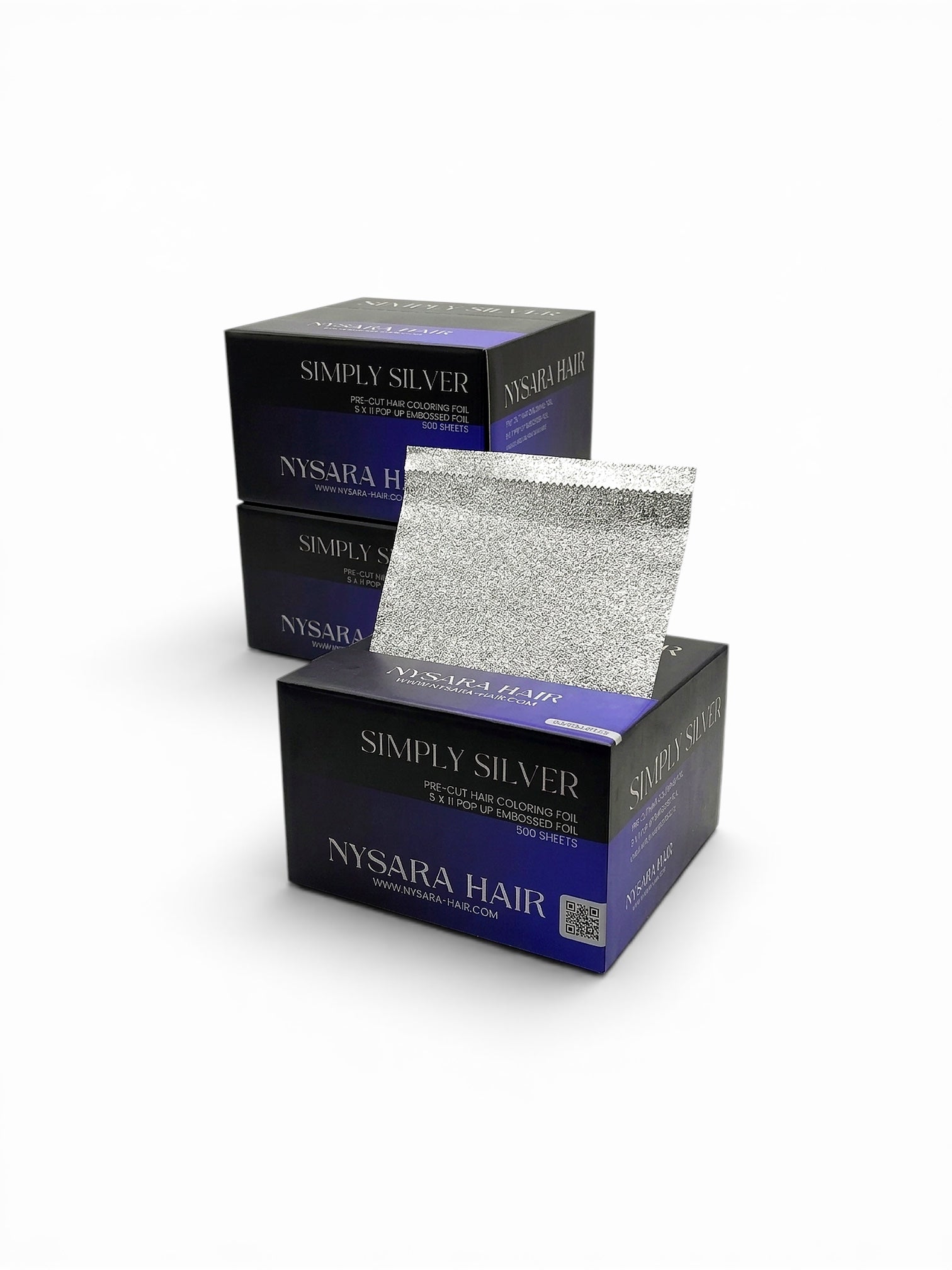 Simply Silver Pop-Up 3 Boxes