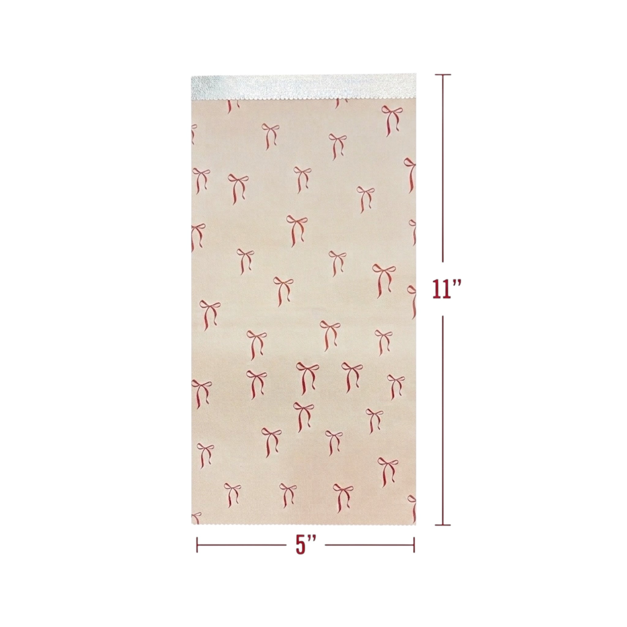 Bow-Me-Over Pop-Up Embossed Foil 5 x 11