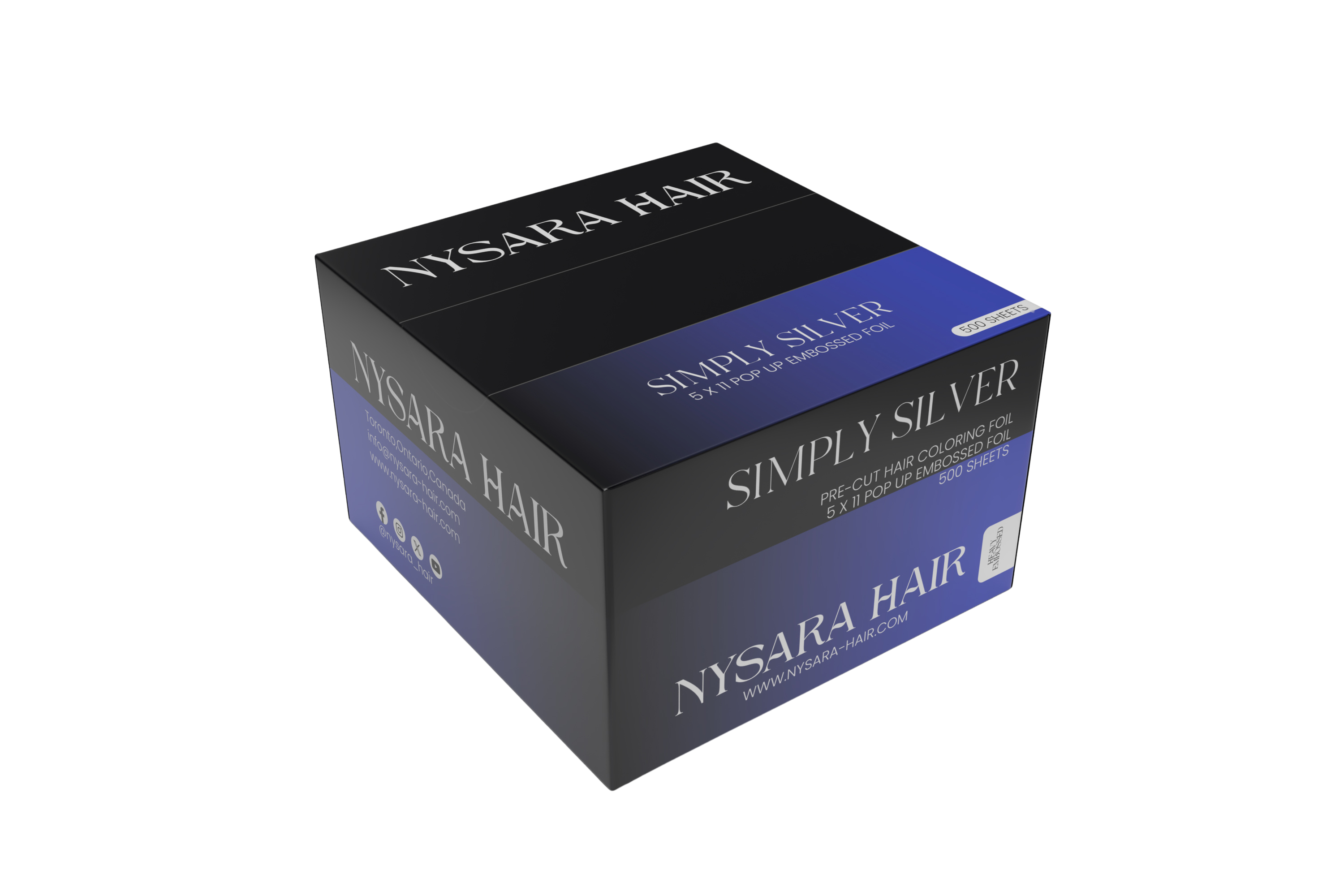 Simply Silver Pop-Up Embossed Foil