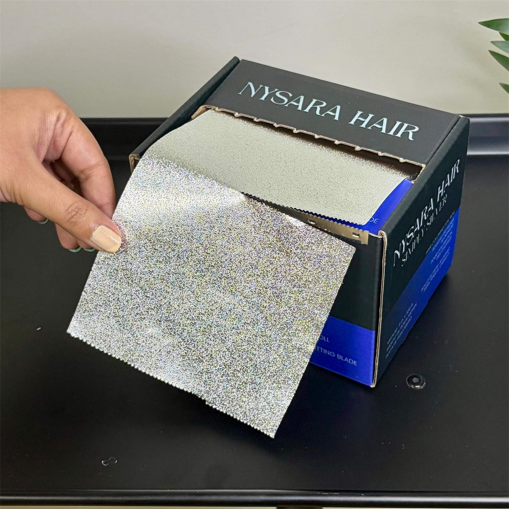 imply Silver foil roll Canada - Professional 320ft embossed roll - Canadian brand Nysara Hair